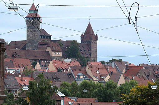In Nürnberg fiel die Straßenbahn aus.