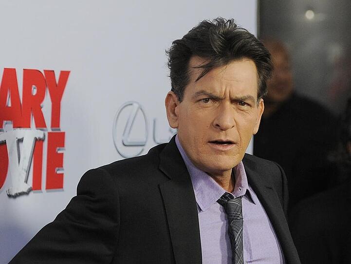 Charlie Sheen auf der Premiere von "Scary Movie V"