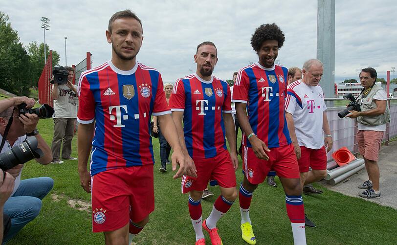 Bilder vom offiziellen Fototermin der Bayern.