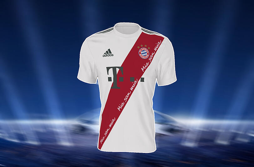 Fans entwerfen Designs für ein Bayern-Trikot: Eines dieser Leiberl wird das Champions-League-Trikot 2017/2018 des Rekordmeisters.