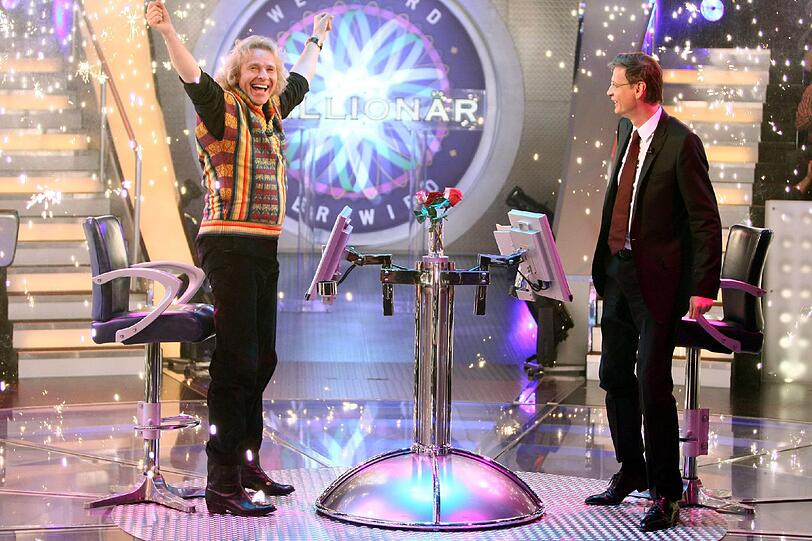 20. November 2008: Thomas Gottschalk fragt seinen Telefonjoker Marcel Reich-Ranicki. Der Literaturkritiker kann die 1-Million-Euro-Frage richtig beantworten: "Wie hieß Franz Kafkas letzte Lebensgefährtin, die er 1923, ein Jahr vor seinem Tod, kennenlernte?" (Richtige Antwort: Dora Diamant.)