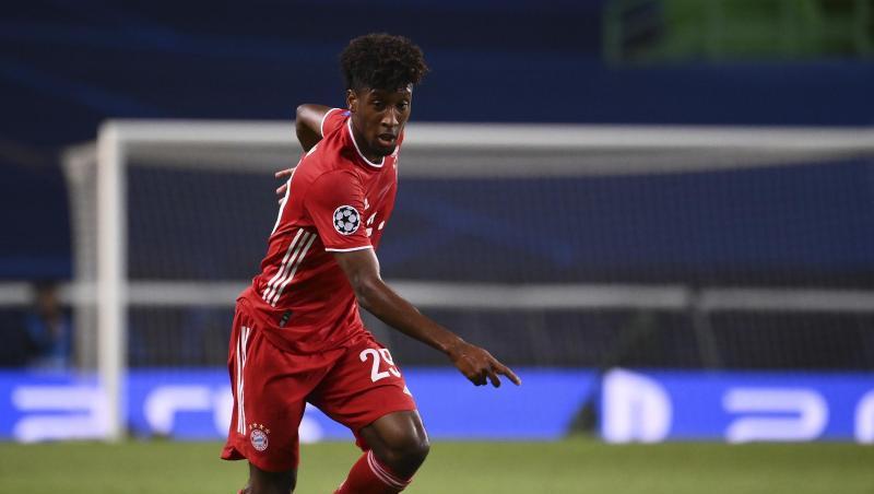 Bayerns Kingsley Coman kontrolliert den Ball. Foto: Franck Fife/pool AFP via AP/dpa Bayerns Kingsley Coman kontrolliert den Ball. Foto: Franck Fife/pool AFP via AP/dpa