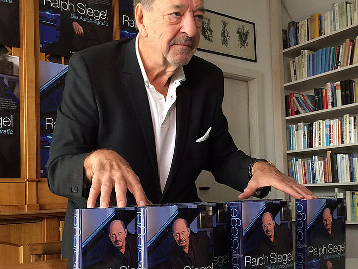 Ralph Siegel bei der Präsentation von "Die Autobiografie"