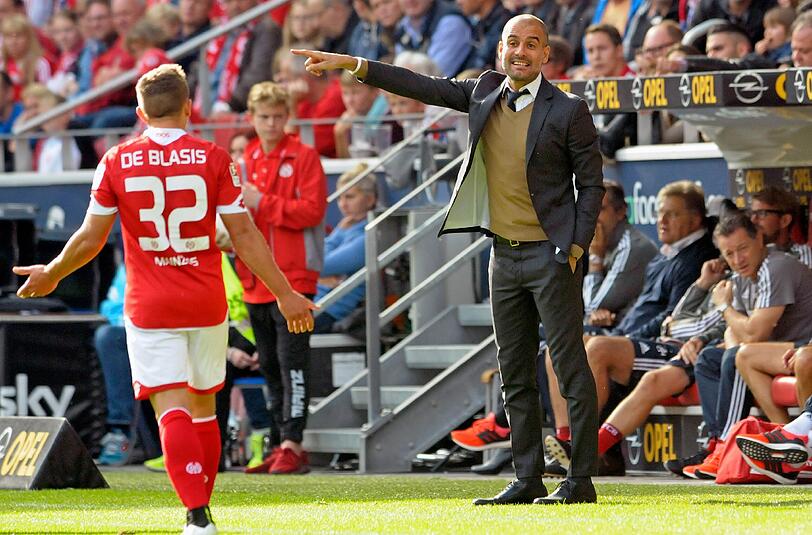 Zeigt er den Mainzern, wo es lang geht? Bayern-Trainer Pep Guardiola will einen weiteren Sieg einfahren.