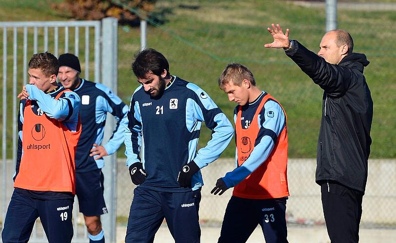 Die Löwen im Trainingslager in Brescia.