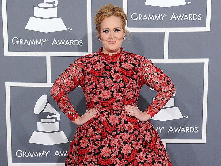 Sängerin Adele weiß ihre Kurven in Szene zu setzen