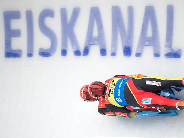 Die Rodel-Doppelsitzer Toni Eggert und Sascha Benecken haben in Altenberg den fünften Sieg verpasst.