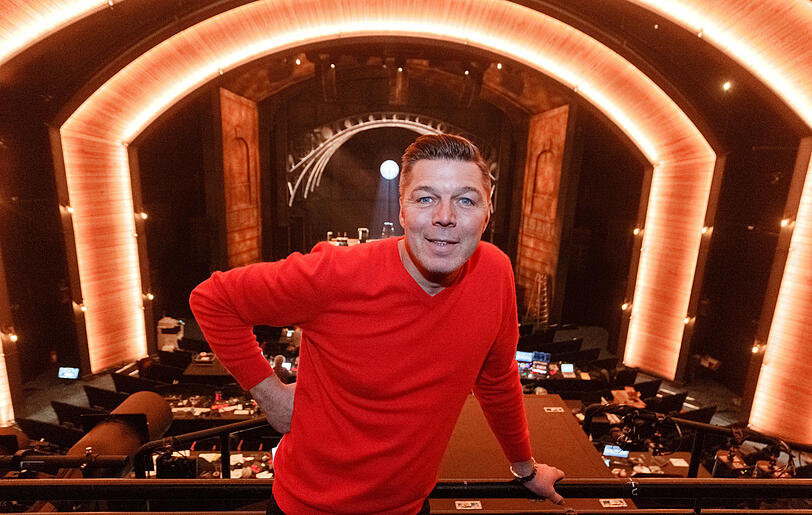Produzent Maik Klokow im Rang des Mehr! Theaters.