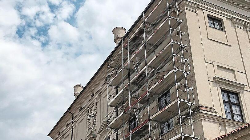 Die Stadtresidenz wird noch bis 2024 saniert, also bis weit nach der nächsten Laho. Baugerüste werden dann aber abgebaut.