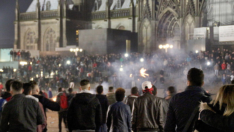 Szenen wie in der Kölner Silvesternacht 2015/16 soll es dieses Mal nicht gegeben haben. (Archivfoto) Szenen wie in der Kölner Silvesternacht 2015/16 soll es dieses Mal nicht gegeben haben. (Archivfoto)