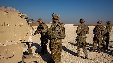 In Syrien ist immer noch ein relativ kleines Kontingent des US-Milit&auml;rs stationiert. (Archivbild)