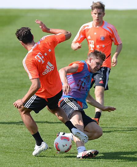 Tag 2 im Trainingslager des FC Bayern in Doha.