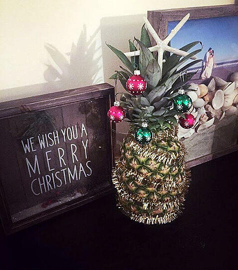 "Oh Ananas, oh Ananas, wie schön sind deine Blätter..." - Die schönsten, wildesten und süßesten Ideen, wie Sie ihre Ananas weihnachtlich dekorieren können, finden Sie in unserer Bildergalerie.