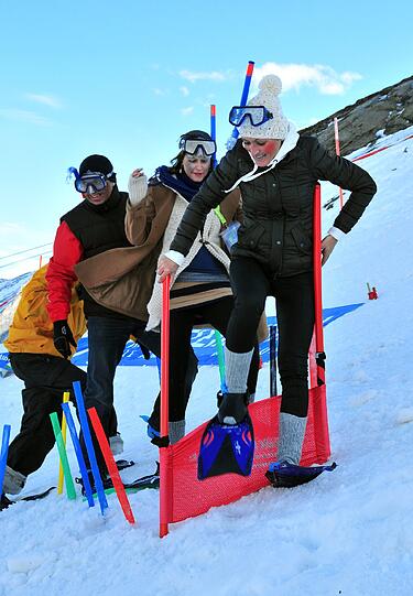 Snow-Flossing: Offizieller Startschuss für die Saison in Zell am See-Kaprun ist am 10. und 11. November - unter anderem mit Juxwettkämpfen.