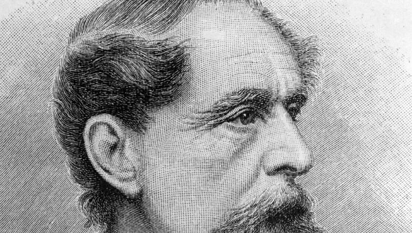 Der englische Schriftsteller Charles Dickens.