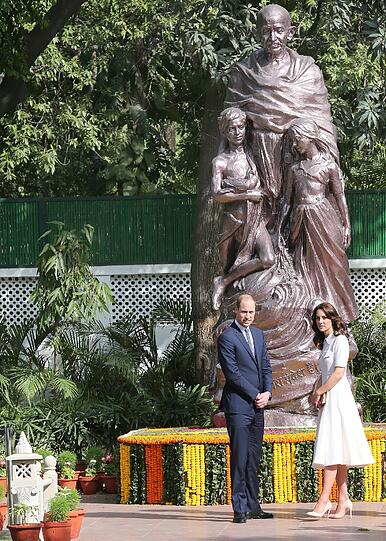 Herzogin Kate und Prinz William bei ihrer siebentätigen Tour durch Indien