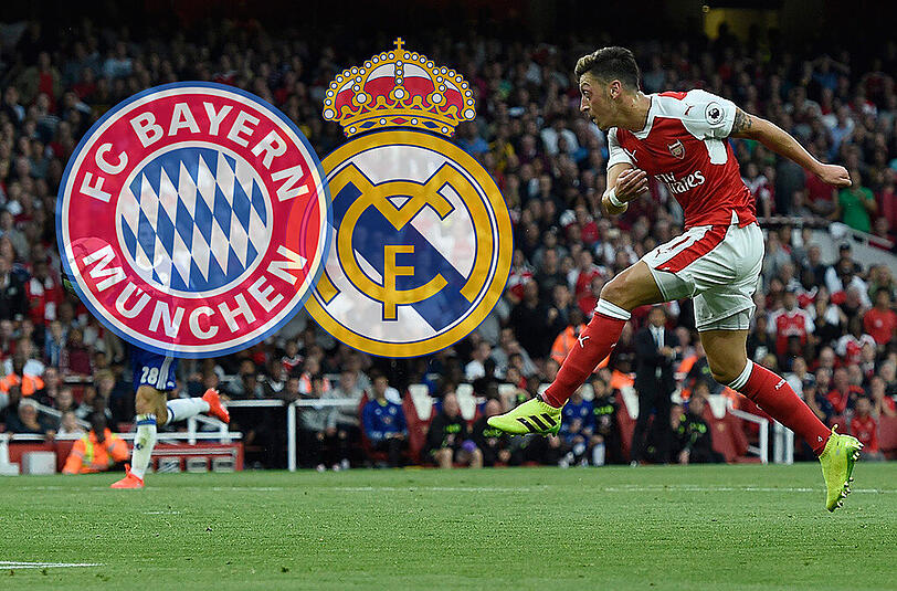 Laut englischen Medien sollen der FC Bayern und Real Madrid Interesse an Mesut Özil haben.