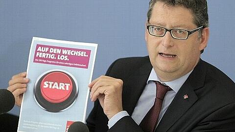Auf ihmn setzt die Hessen-SPD: Thorsten Schäfer-Gümbel. In Hessen wird am 22. September gewählt.