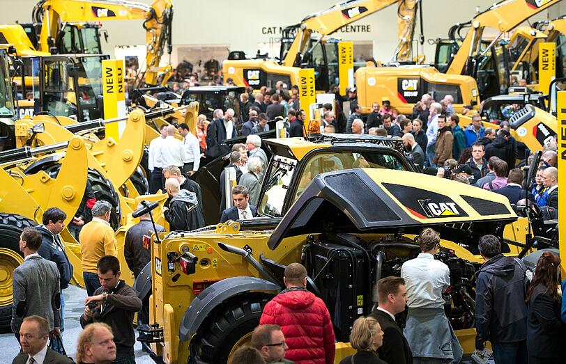 Spielwiese für Männer: Die Bauma 2016 in München.
