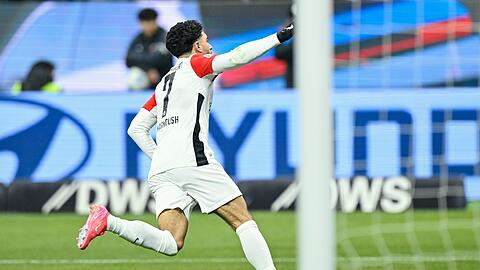 Omar Marmoush jubelte vielleicht ein letztes Mal für Eintracht Frankfurt