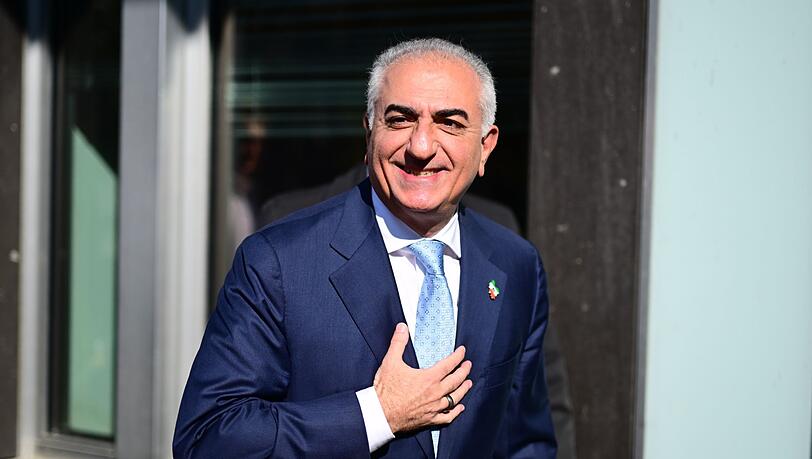 Schah-Sohn Reza Pahlavi besucht Berlin.