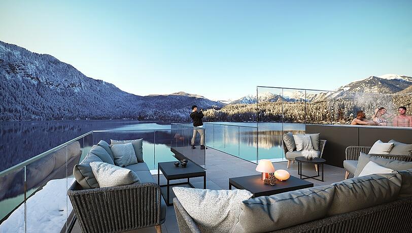 Das Hotel soll durch den erweiterten Spa-Bereich für Gäste im Winter attraktiver werden. Das Hotel soll durch den erweiterten Spa-Bereich für Gäste im Winter attraktiver werden.