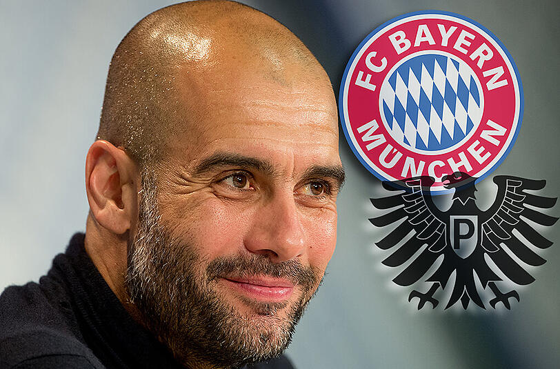 Pep Guardiola spricht am Samstag bei der Pressekonferenz des FC Bayern über die Verletzung von Javi Martinez und das Pokalspiel gegen Münster.