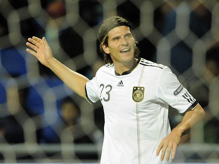 Mario Gomez im Trikot der Nationalelf