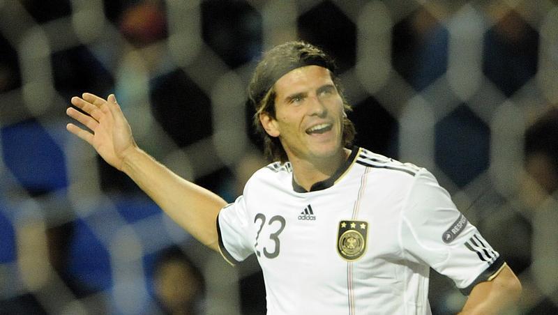 Mario Gomez im Trikot der Nationalelf Mario Gomez im Trikot der Nationalelf