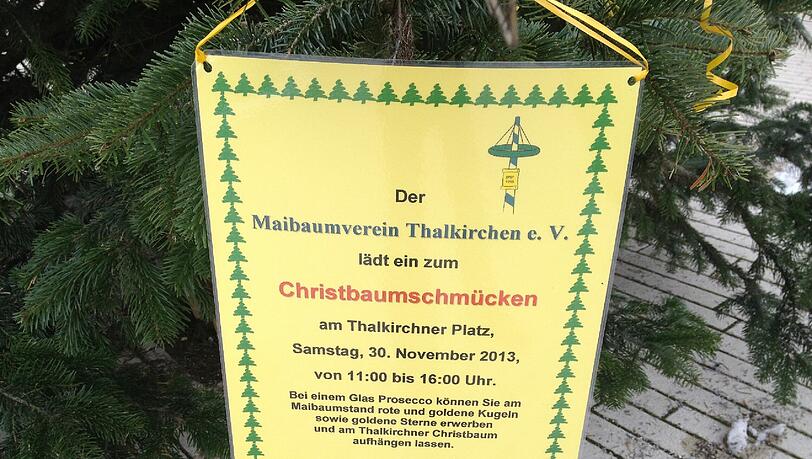 Wer beim Schmücken helfen möchte, ist ein bissl spät dran: Die Einladung des Maibaumvereins ist inzwischen wohl hinfällig. Wer beim Schmücken helfen möchte, ist ein bissl spät dran: Die Einladung des Maibaumvereins ist inzwischen wohl hinfällig.