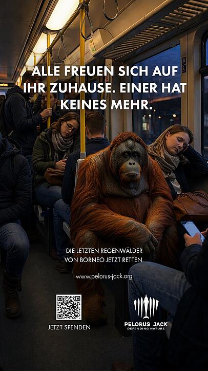 Mit dieser Kampagne seiner Pelorus Jack Foundation will Hannes Jaenicke auf die Situation f&uuml;r Tiere und Umwelt in Indonesien aufmerksam machen.