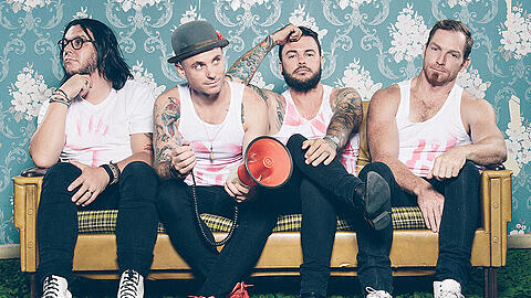 Sehen ein bisschen grimmig aus, sind aber überaus charmant: &bdquo;The Parlotones&ldquo; aus Johannesburg.