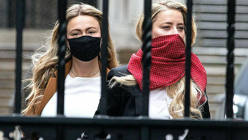 Amber Heards Schwester Whitney (li.) hat vor Gericht ausgesagt. Amber Heards Schwester Whitney (li.) hat vor Gericht ausgesagt.
