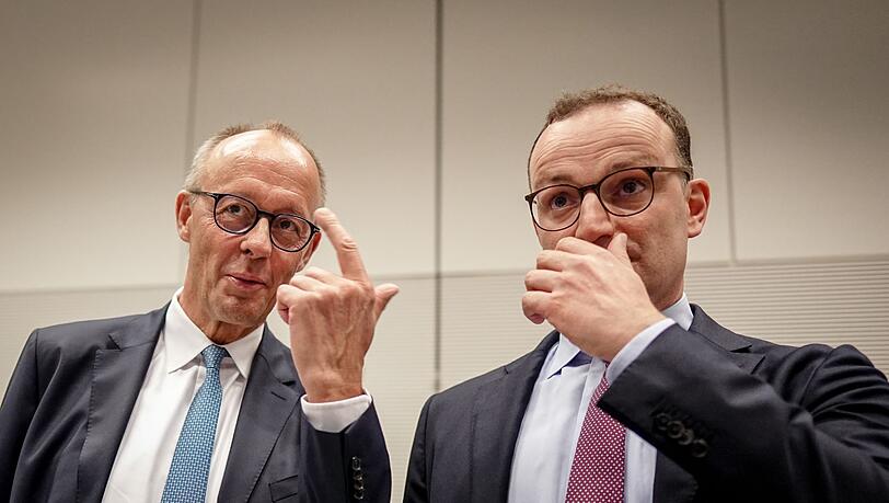 Unionsfraktionschef Jens Spahn verteidigt Bundeskanzler Friedrich Merz beim Thema Migration im Stadtbild. (Archivfoto)