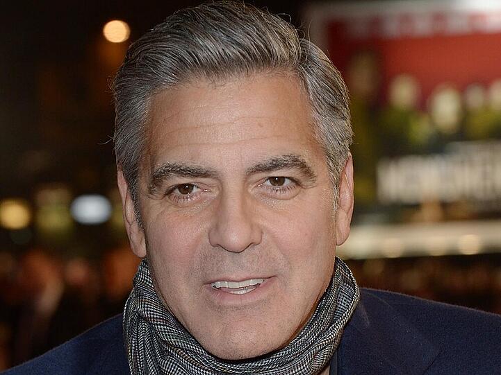 George Clooney bei der UK-Premiere von "Monuments Men" in London