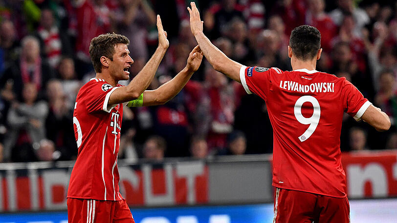 Robert Lewandowski und Thomas Müller sind die Speerspitzen im Bayern-Angriff.