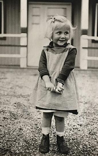 Erlebte den Krieg als Kind mit: "Elfie" im Alter von vier Jahren.