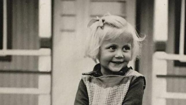 Erlebte den Krieg als Kind mit: "Elfie" im Alter von vier Jahren.