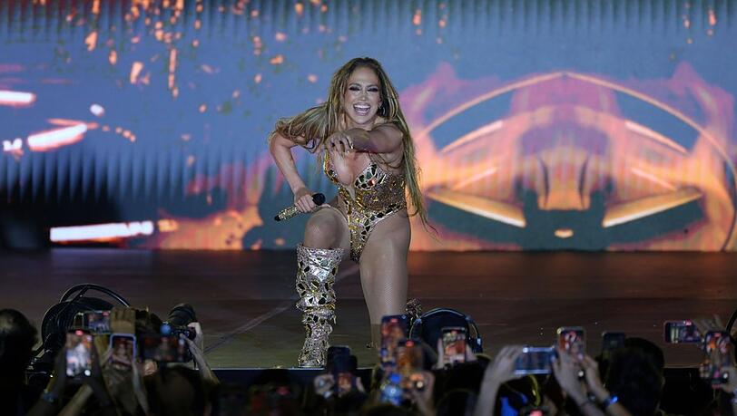 Jennifer Lopez bei ihrer Performance in Antalya.