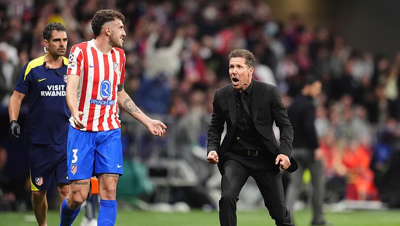 Diego Simeone gilt als die gr&ouml;&szlig;te "Nervens&auml;ge" im Weltfu&szlig;ball. (Archivbild)
