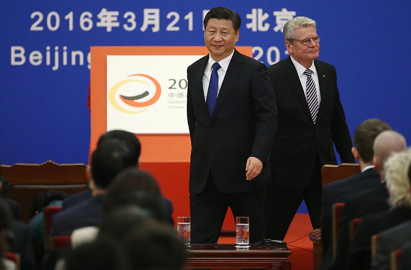 Joachim Gauck auf Staatsbesuch in Peking