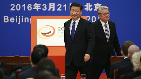 Joachim Gauck auf Staatsbesuch in Peking