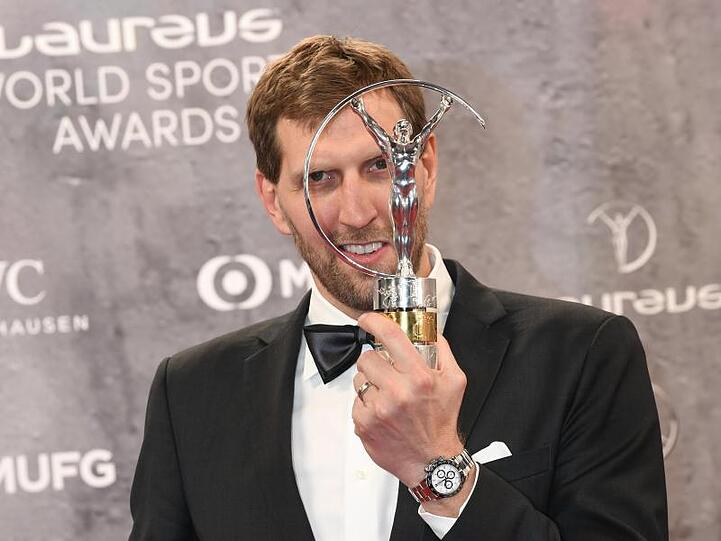 Wurde mit dem Laureus-Preis für sein Lebenswerk ausgezeichnet: Ex-NBA-Star Dirk Nowitzki.