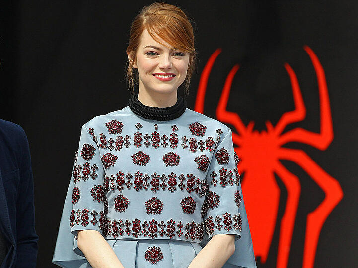Schauspielerin Emma Stone bei der Premiere von "The Amazing Spider-Man 2: Rise of Electro" in Berlin