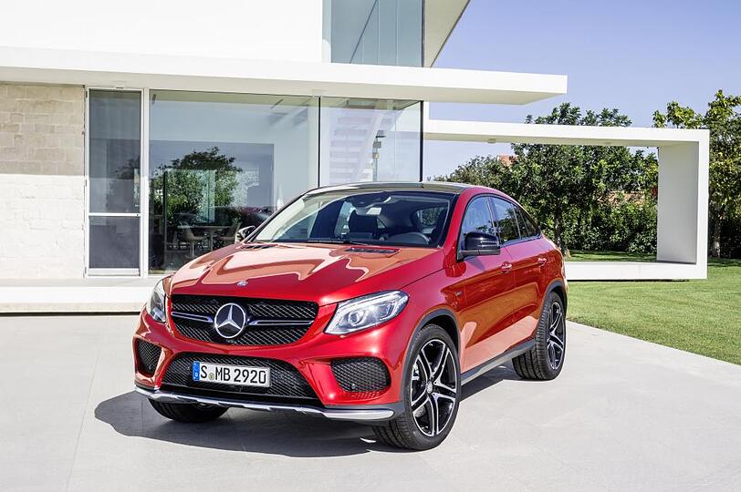 Starker Auftritt: Das neue Mercedes GLE Coupé wirkt trotz aller Masse sehr elegant.