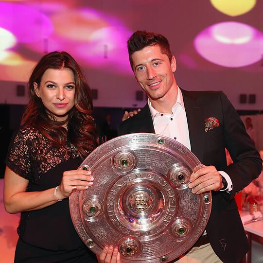 Zwei Ausnahmesportler auf einem Bild: Anna und Robert Lewandowski