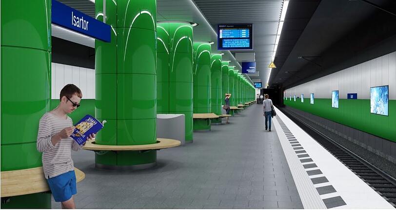 Der Bahnhof Isartor bleibt grün.