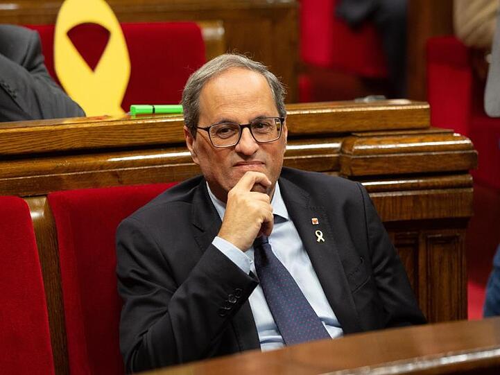 Quim Torra, Regionalpräsident von Katalonien, droht mit einem neuen Abspaltungsreferendum.