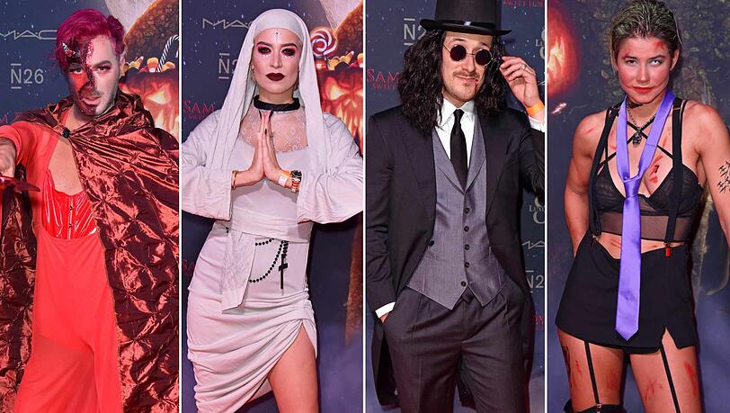 Bei Sam Dylans Halloween-Party feiern nicht nur die Trash-Stars, auch ein Politiker-Sohn war dabei. Bei Sam Dylans Halloween-Party feiern nicht nur die Trash-Stars, auch ein Politiker-Sohn war dabei.