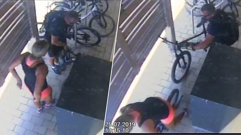 Die Polizei Berchtesgaden sucht nach diesem Diebespärchen.